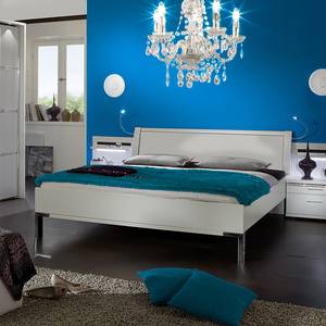 Bed Dubai I alpinewit - 140 x 200cm - Met verlichting