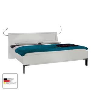 Bed Dubai I alpinewit - 160 x 200cm - Met verlichting