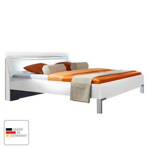 Futonbett Jamaika Alpinweiß - 160 x 220cm - Mit Beleuchtung