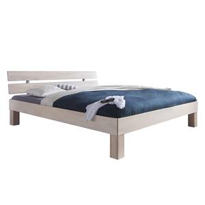 Lit futon Julia tiroir de lit en option Hêtre massif - Blanchi - 90 x 200cm - Pas de tiroir de lit