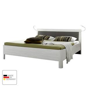 Bed Lissabon Polar larikshouten look/Havanna - 180 x 190cm - Geen opbergruimte - Met verlichting