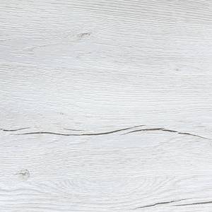 Futonbed Madrid Witte eikenhouten look - Grijs - 200 x 200cm