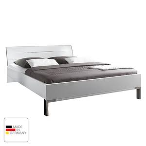 Lit futon Manhattan Blanc alpin - 160 x 200cm - Pas de tiroir de lit - Sans éclairage