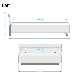 Bed Sumatra Vintage bruin - 120 x 200cm