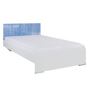 Lit futon Torben III Blanc Avec impression Mer du Nord