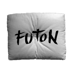 Matelas en futon Comfort Futon Mousse / Laine Noir Surface de couchage : 200 x 160 cm