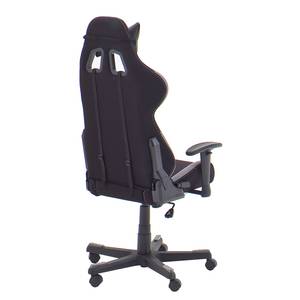 Chaise de bureau DX Racer R Tissu / Nylon - Noir / Gris