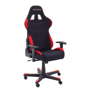 Gamingstoel DX Racer R geweven stof/nylon - Zwart/rood