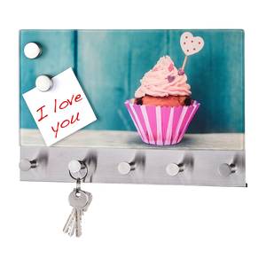 Porte-manteaux Cupcake Acier inoxydable / Verre