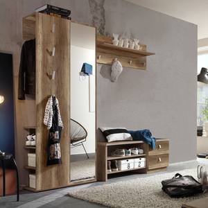 Garderobe Leaf Wildeiche Dekor