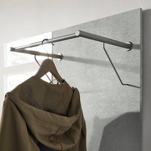 Garderobe Snave Grau - Holzwerkstoff - 123 x 169 x 31 cm