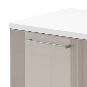 Banc de vestibule Alavere Taupe / Blanc