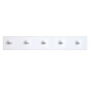 Porte-manteaux Flip II Blanc brillant / Chrome