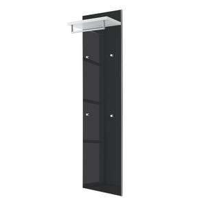 Panneau porte-manteaux Alavere III Anthracite / Blanc - Largeur : 42 cm