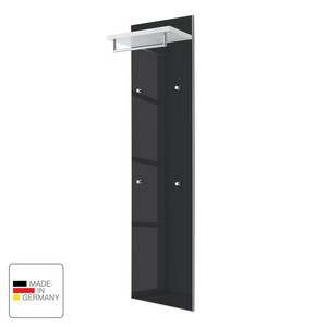 Panneau porte-manteaux Alavere III Anthracite / Blanc - Largeur : 42 cm