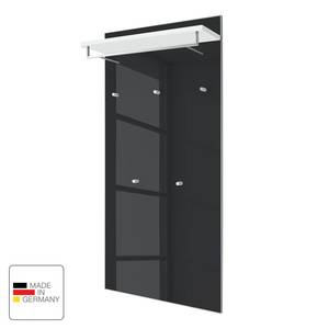 Garderobepaneel Alavere III Antracietkleurig/wit - Breedte: 80 cm