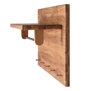 Wandgarderobe Anamur massief wild eikenhout - Eik - Breedte: 100 cm