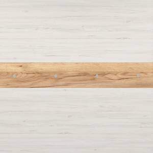 Garderobepaneel Calvi Witte pijnboomhouten look/Navarra eikenhoutkleurig - 96 x 156 cm
