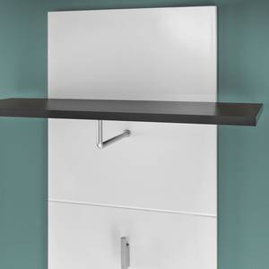 Panneau porte-manteaux Smart Blanc / Gris