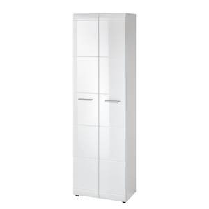 Armoire d’entrée Adana Blanc brillant - Blanc brillant