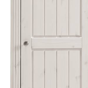 Armoire d’entrée Lyngby Pin massif Blanc