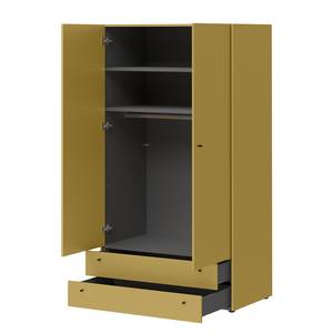 Garderobenschrank Monteo Olivgelb - Breite: 108 cm