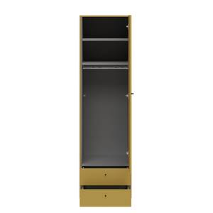 Armoire de vestibule Monteo Jaune olive - Largeur : 55 cm