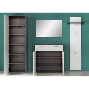 Armoire de vestibule Smart Blanc / Gris