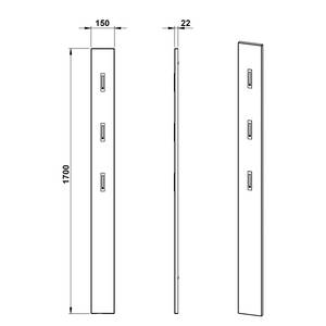 Ensemble de vestibule Adana I Blanc brillant