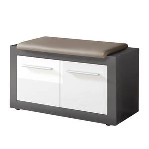 Ensemble de vestibule Bettna Blanc brillant / Anthracite