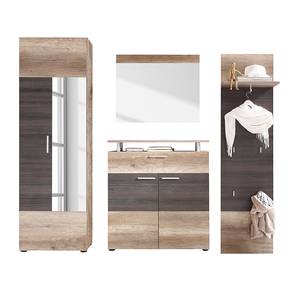 Garderobeset Rockland (4-delige set) Canyon eikenhouten look/Touchwood look