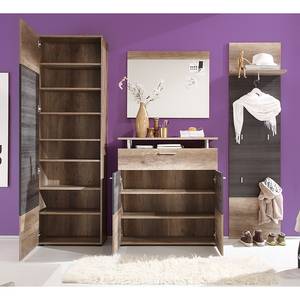 Garderobeset Rockland (4-delige set) Canyon eikenhouten look/Touchwood look