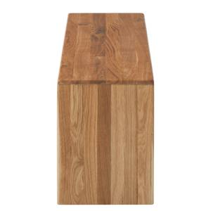 Panca con vano per scarpe Anamur legno massello di quercia selvatica - Quercia - Larghezza: 100 cm