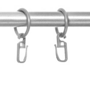 Gardinenstange Kegel II (1-läufig) Metall - Silber