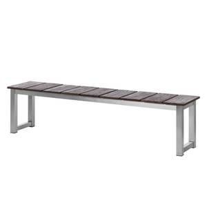 Banc de jardin Teakline Premium II Teck massif / Acier inoxydable