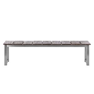 Banc de jardin Teakline Premium II Teck massif / Acier inoxydable