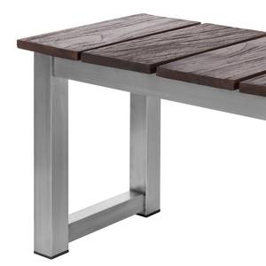 Banc de jardin Teakline Premium II Teck massif / Acier inoxydable