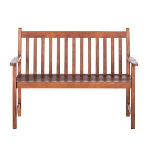 Banc de jardin Euka Nature I Bois massif - Marron