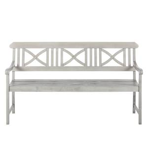 Banc de jardin Eternal Acacia massif - Gris - Largeur : 158 cm