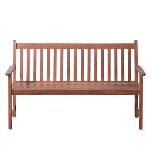 Banc de jardin Euka Nature II Bois massif marron