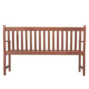 Banc de jardin Euka Nature II Bois massif marron