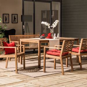 Gartenbank Teak Line Linaria aus Teakholz - in Braun