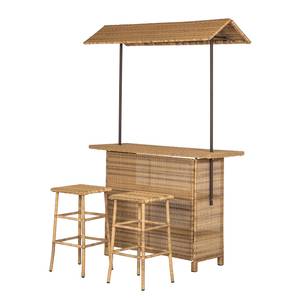 Gartenbar Calla Millor (3-teilig) Lloyd Loom - Braun/Beige