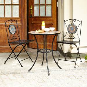 Chaises pliantes Aurelia I (lot de 2) Lot de 2 - Métal / Mosaïque