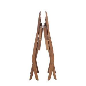 Chaises pliantes Liviko (lot de 2) Bois - Marron