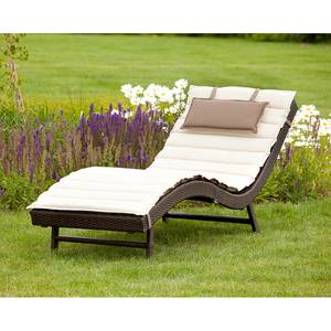 Chaise longue Piacenza Polyrotin marron