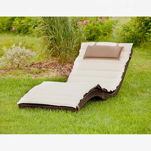 Chaise longue Piacenza Polyrotin marron