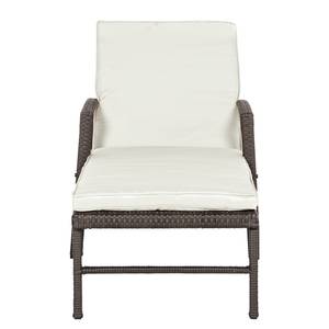 Chaise longue Sumatra Moon VI Blanc laine / Beige