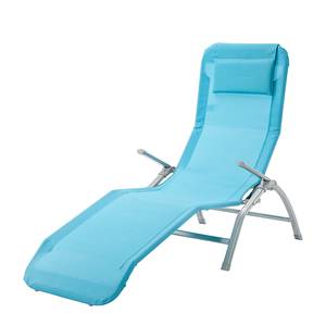 Ligstoel Summer Sun IV turquoise - met stalen frame