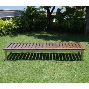 Bain de soleil Teak Line Vari Teck massif / Acier inoxydable